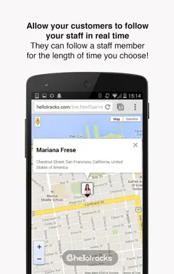 Hellotracks android App screenshot 0